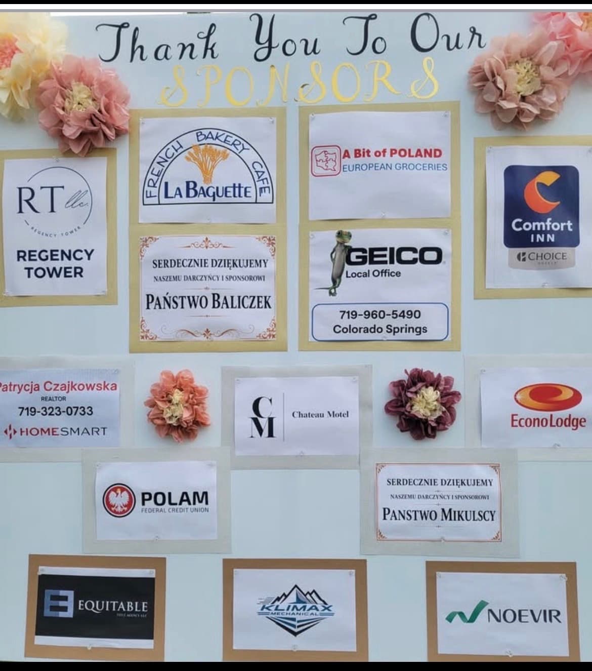 Sponsor board